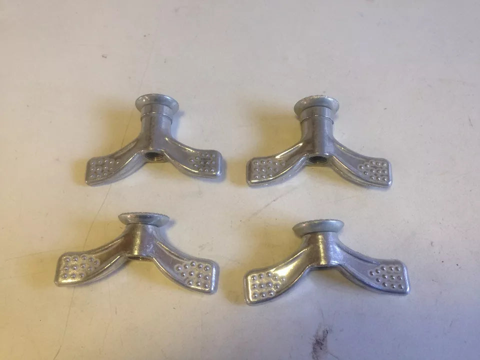 NOS Set Of Four Vintage Road Bike Fixie Bicycle Wing Nuts 3/8"-26